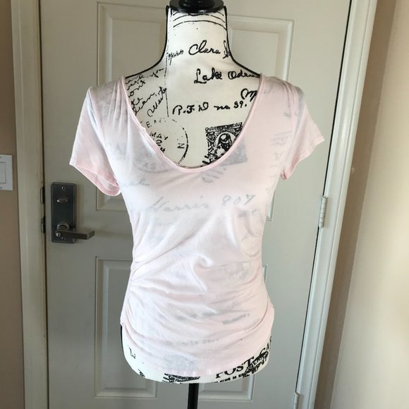 **3 for $15** NWT Free People Sonnet Tee Pink - Picture 2 of 4